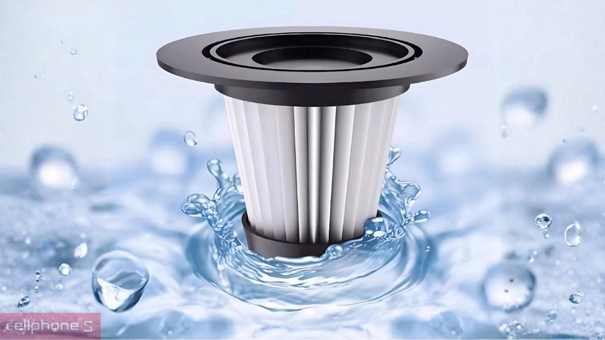 Hệ thống lọc hiện đại của máy hút bụi cầm tay Fujihome VC06