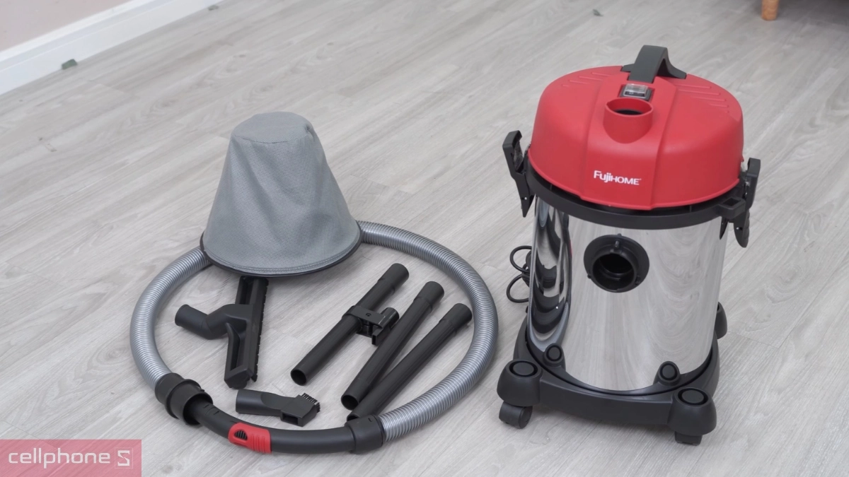 Chế độ 3 trong 1 của máy hút bụi công nghiệp Fujihome VC18N