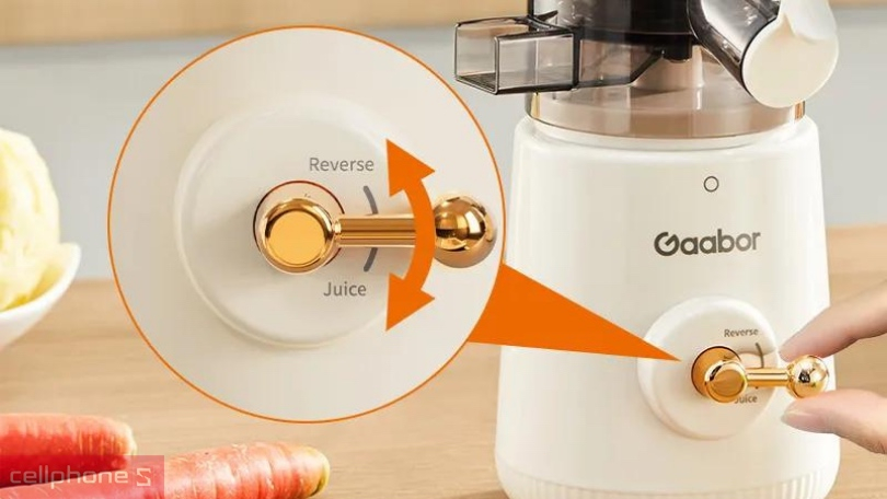 Máy ép chậm Gaabor FP1M-WH01A - Thỏa sức sáng tạo với khả năng ép rau củ đa năng