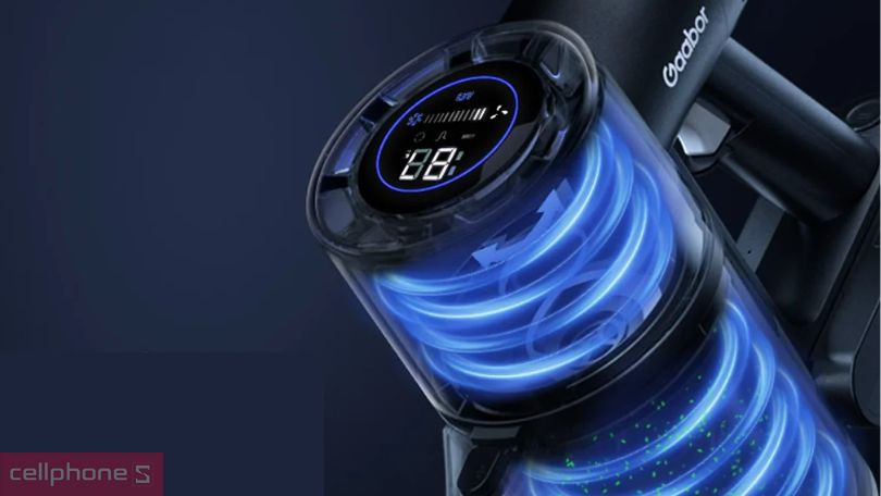 Máy hút bụi cầm tay không dây Gaabor GVCL-D10A Pro tiện ích, hiệu suất ấn tượng