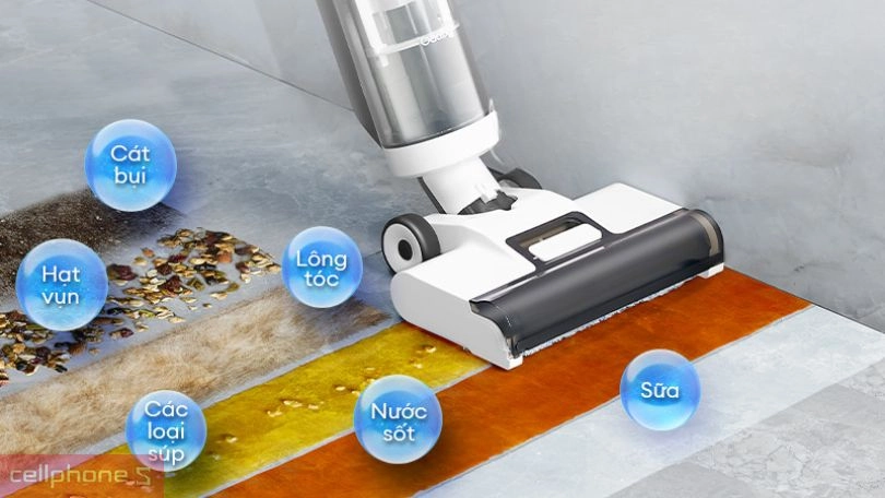 Máy hút bụi cầm tay Gaabor VCF8T WH01A - Làm sạch 2 trong 1 hiệu quả