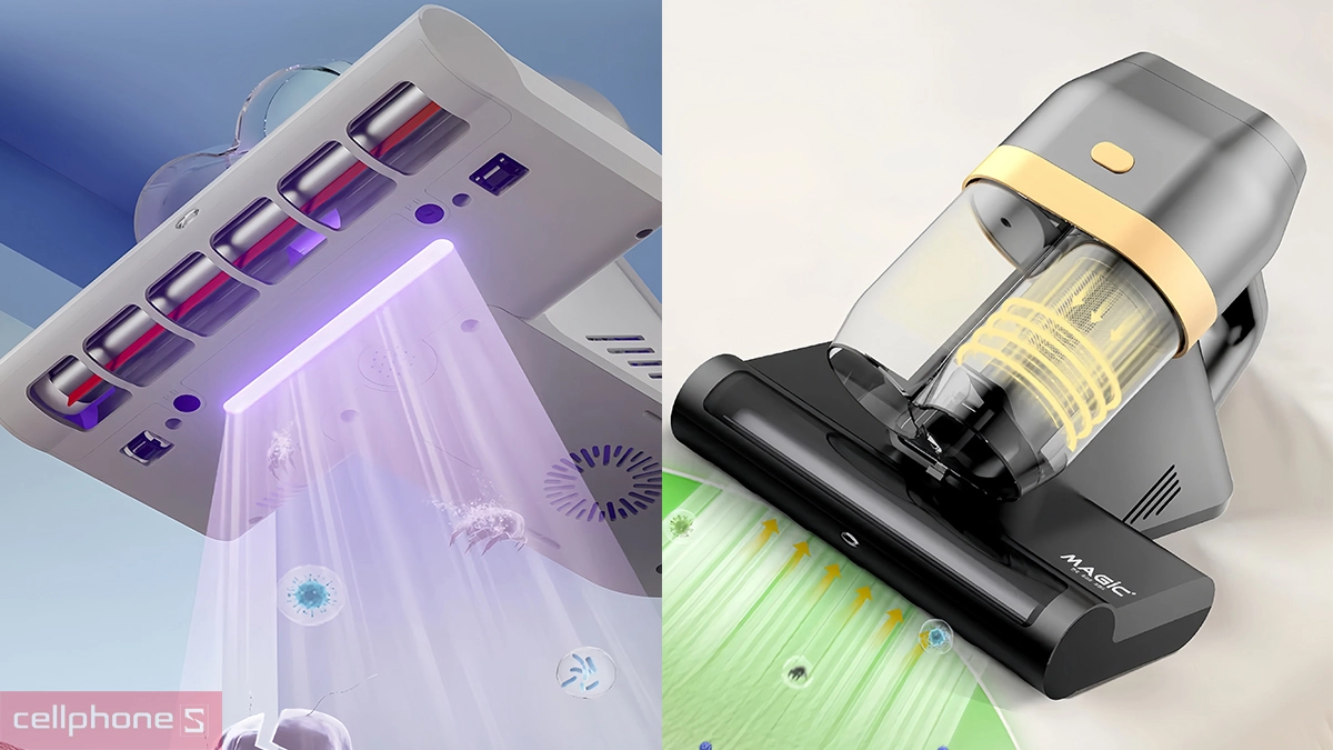 Pin máy hút bụi nệm Magic A-081