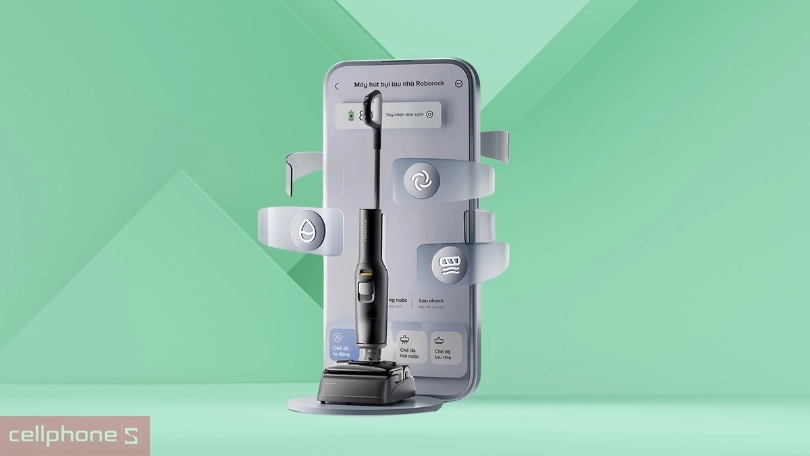 Máy hút bụi lau nhà cầm tay Roborock F25 Morph Pro - Làm sạch sàn nhà hiệu quả, tối ưu sự linh hoạt