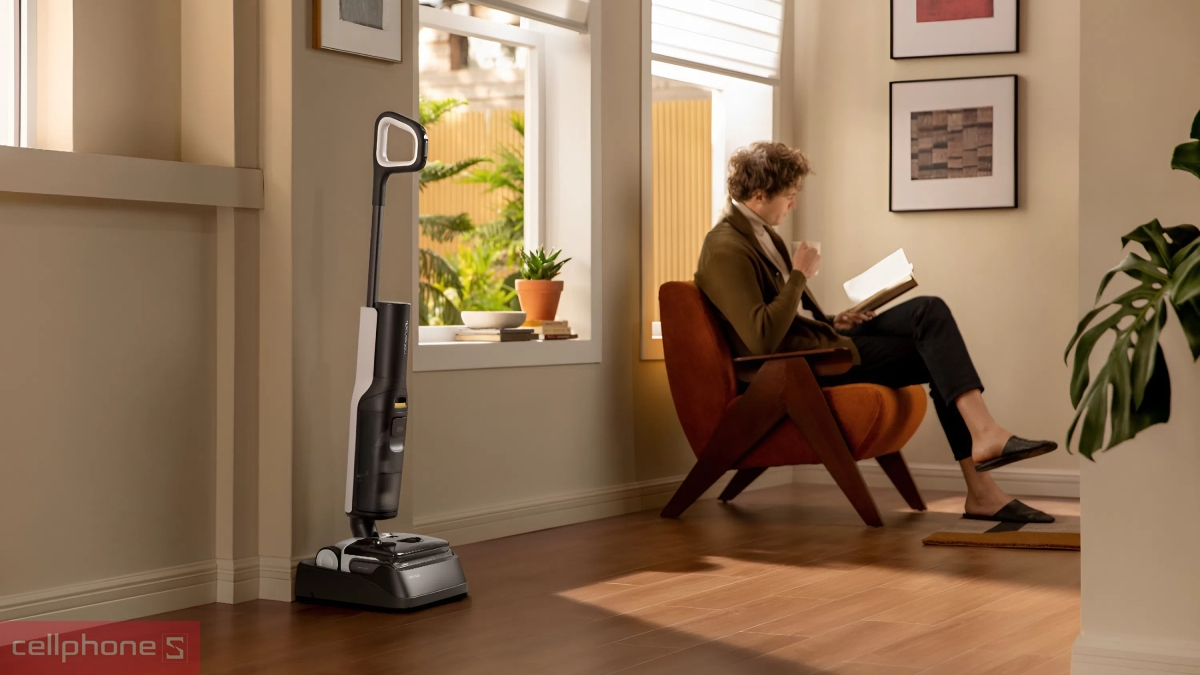 Thiết kế công thái học máy hút bụi cầm tay Roborock F25 Gen 2