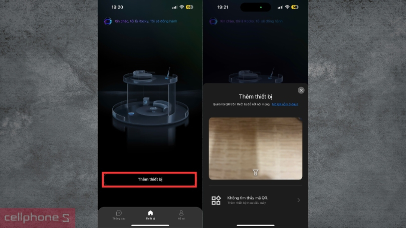 Hướng dẫn kết nối app vs máy hút bụi lau nhà cầm tay Roborock F25 Morph Pro Combo