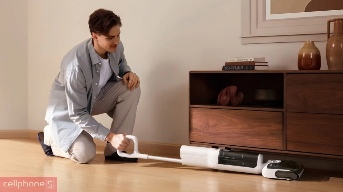 Thiết kế máy hút bụi lau nhà cầm tay Roborock F25 RT Gen 2