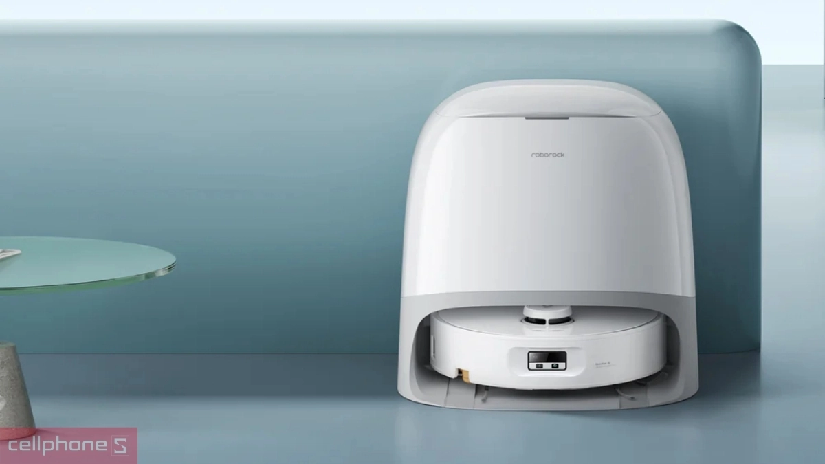 Robot hút bụi Roborock Qrevo Curv 2 Flow với khả năng lau sát mép tường