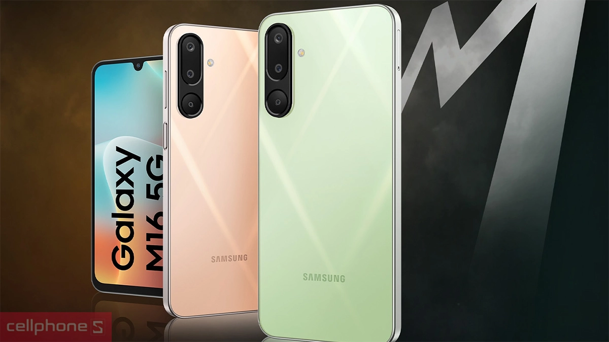 Điện thoại Samsung Galaxy M16 5G - Camera 64MP+ 32 MP sắc nét