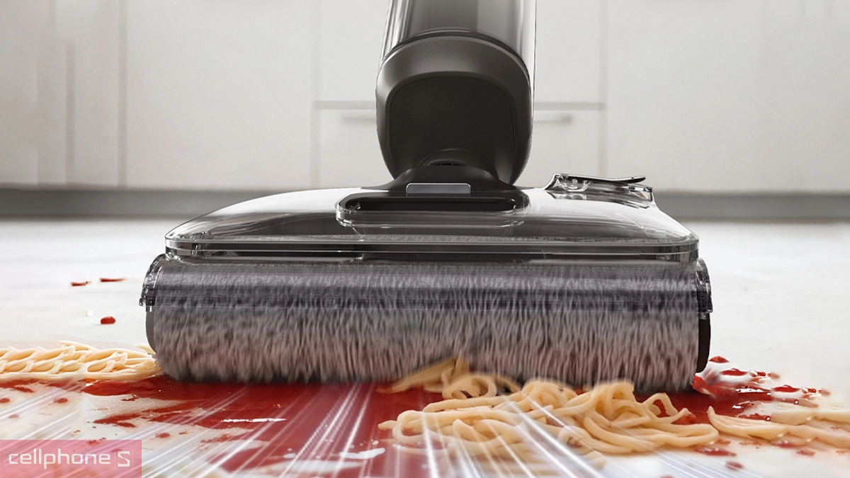 Tineco Floor One i6 Stretch Plus tích hợp động cơ 220W và lực hút 20000Pa