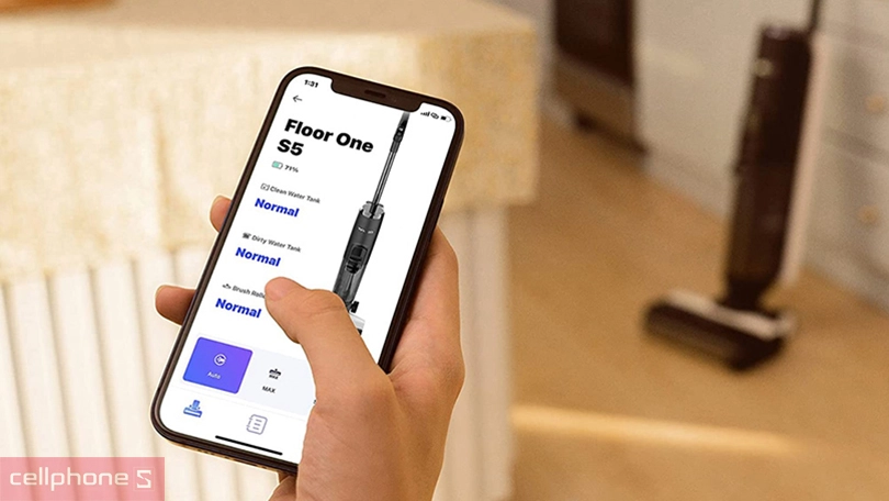Máy hút bụi lau nhà cầm tay Tineco Floor One S5 Pro 2 - Thiết kế hiện đại, làm sạch nhanh