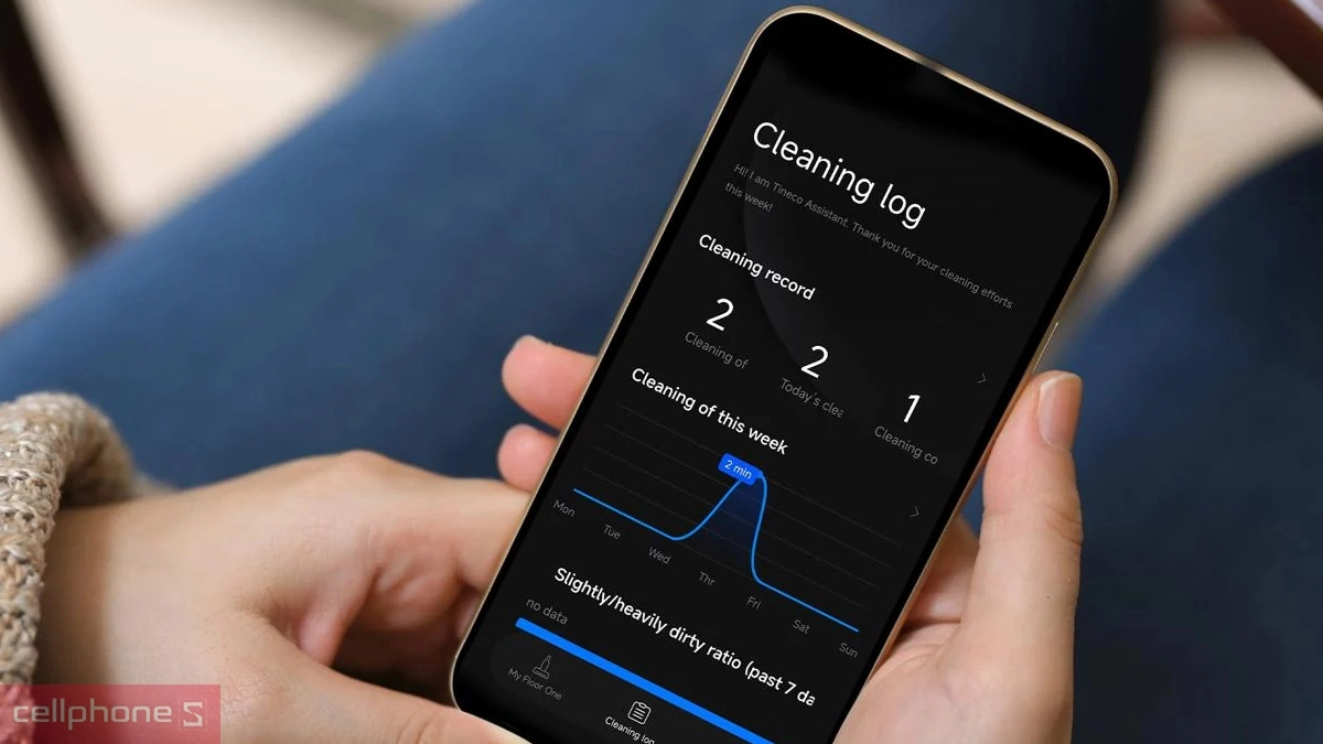 Hướng dẫn kết nối máy hút bụi cầm tay Tineco Floor One S6 Stretch Extreme với app