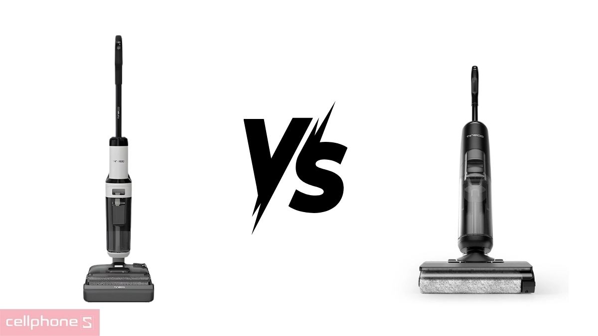 So sánh máy hút bụi cầm tay Tineco Floor One S6 Stretch Max với phiên bản S5 Pro 2