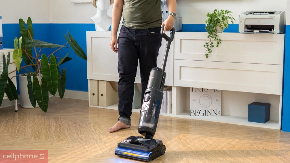 Pin và thời lượng sử dụng của máy hút bụi cầm tay Tineco Floor One S7 Stretch Steam