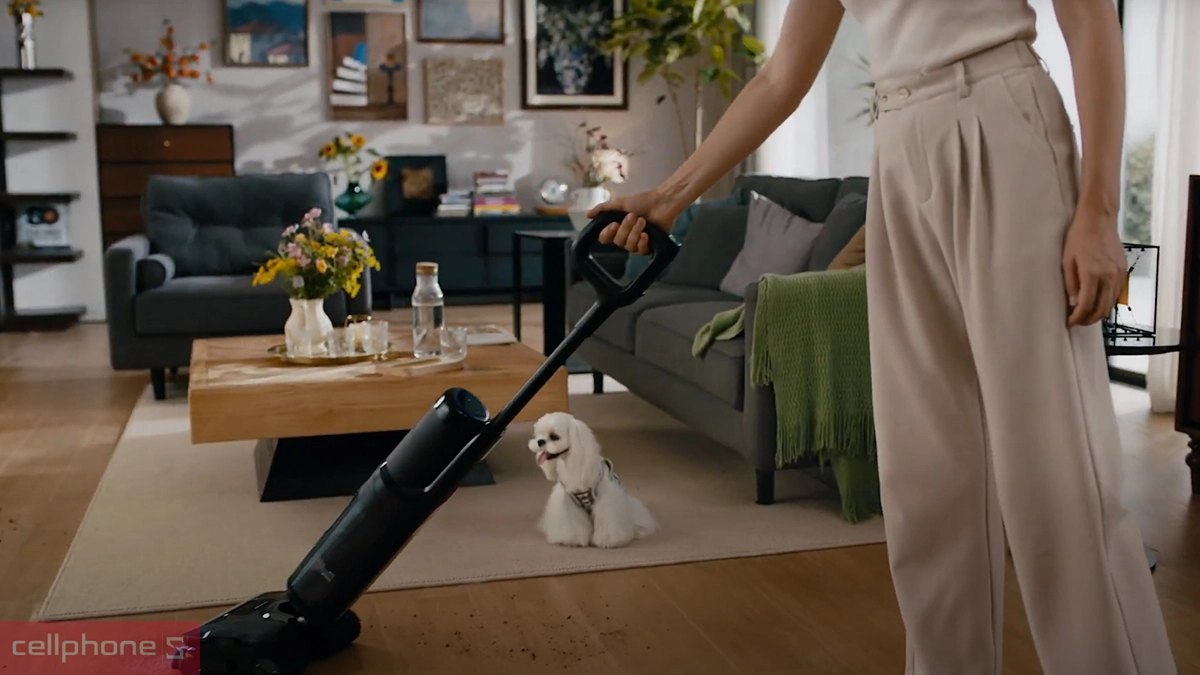 Thiết kế máy hút bụi cầm tay Tineco Floor One S7 Stretch Steam