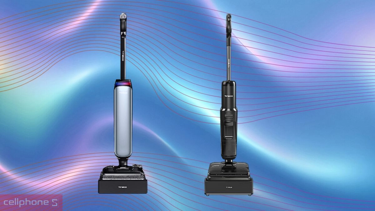 So sánh máy hút bụi cầm tay Tineco Floor One S9 Artist Prime với Tineco Floor One S7 Stretch Steam