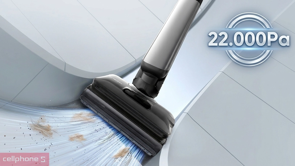 Lực hút máy hút bụi cầm tay Tineco Floor One S9 Artist Steam Pro