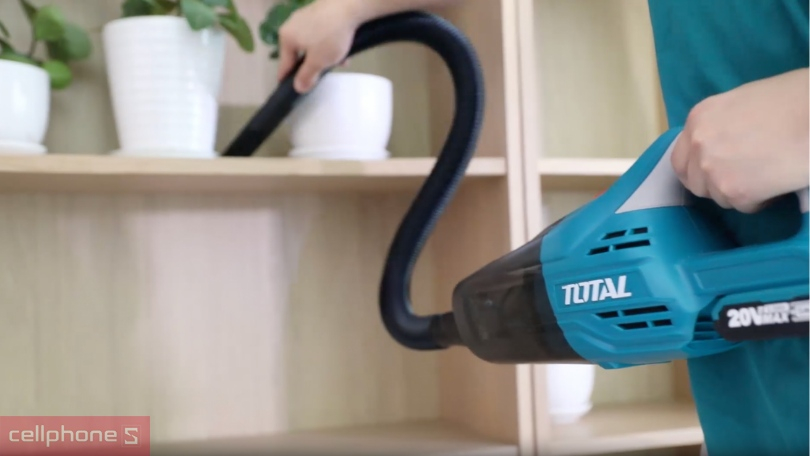 Review máy hút bụi cầm tay Total - Công suất lớn, hút bụi mạnh
