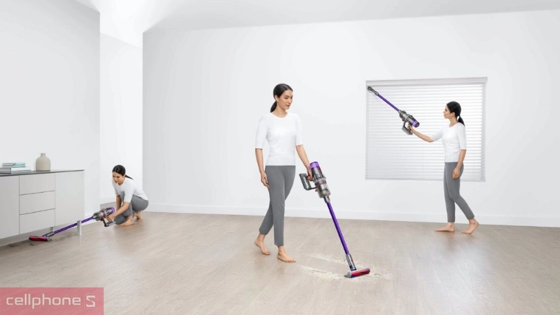 Thiết kế gọn nhẹ, tích hợp nhiều đầu hút