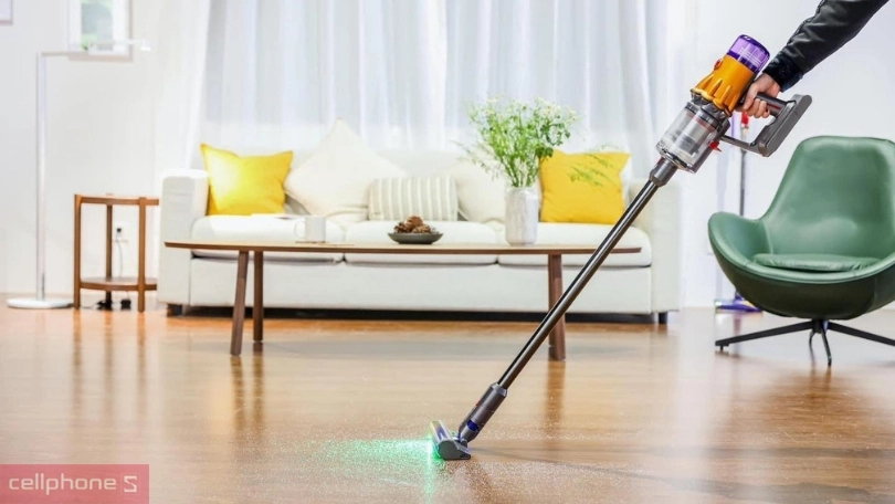 Máy hút bụi Dyson V12 Detect Slim Total Clean nhỏ gọn, hút sạch mọi bụi bẩn cực tốt