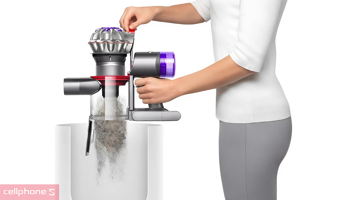 Thiết kế máy hút bụi Dyson V8 Absolute