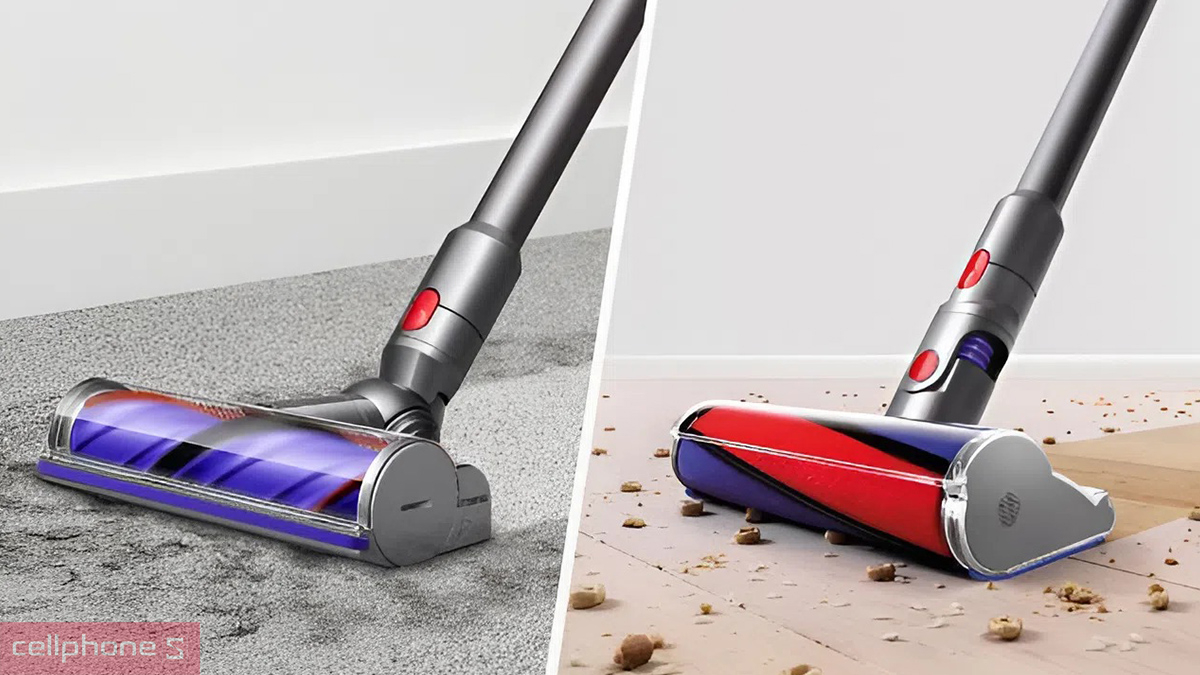 Thiết kế máy hút bụi Dyson V8 Absolute