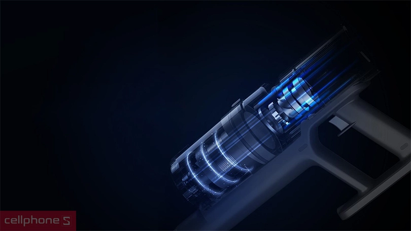 Lực hút cực mạnh 23.300 mAh, công suất hút 265W