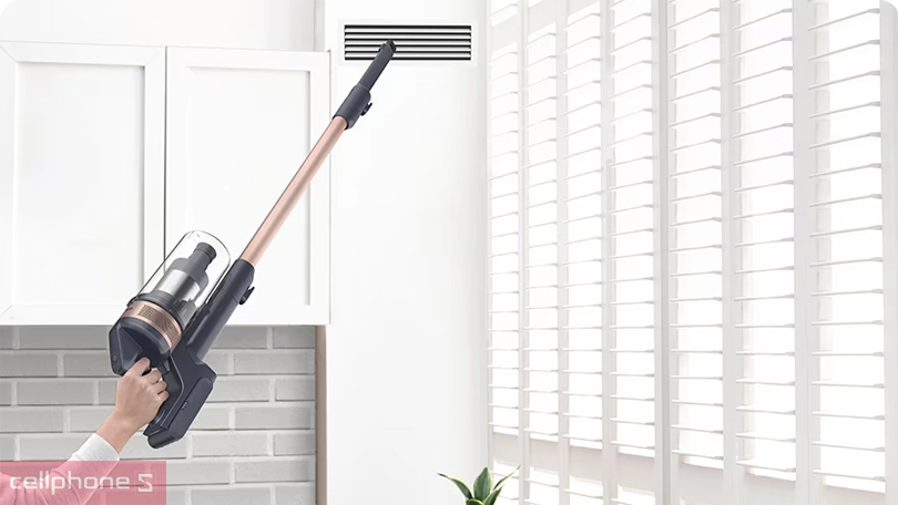 Thiết kế gọn nhẹ, có thể dọn dẹp ngay cả trong các ngách nhỏ