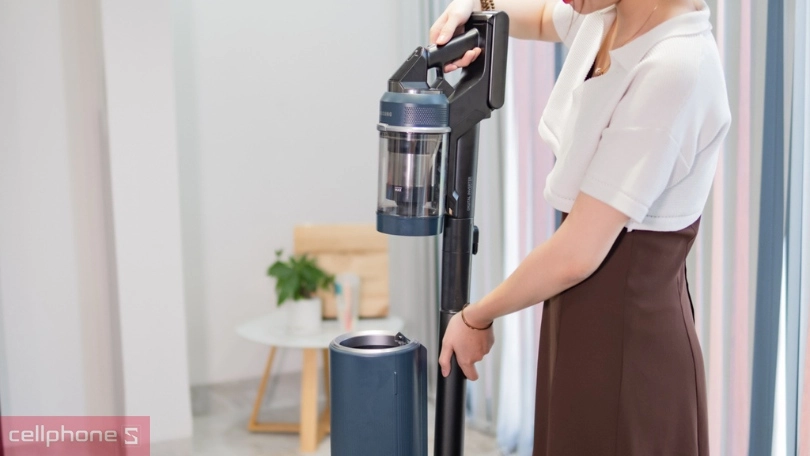 Review máy hút bụi Samsung - Hiệu suất hút bụi mạnh mẽ trong thiết kế cao cấp