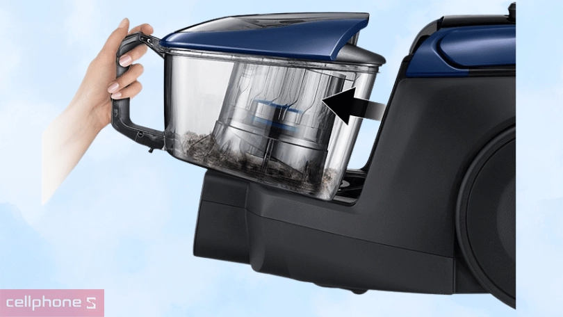 Máy hút bụi Samsung VC18M3110VB - Máy hút bụi có lực hút mạnh mẽ và thiết kế tiện lợi