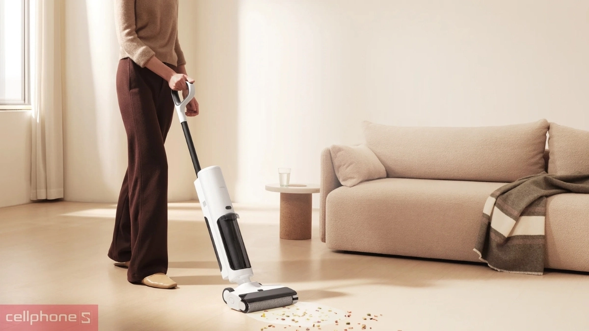 Khả năng điều khiển máy hút bụi cầm tay Xiaomi Truclean W20