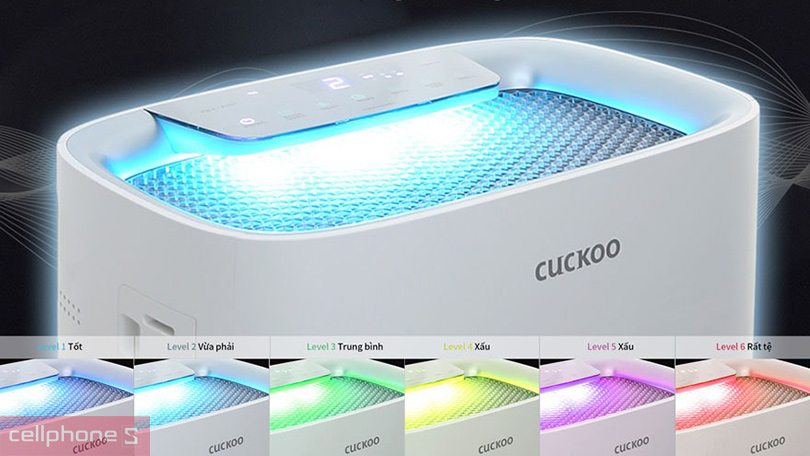 Thiết kế máy lọc không khí Cuckoo CAC-C1220FW