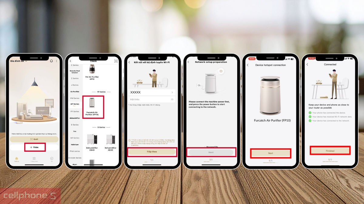 Hướng dẫn kết nối máy lọc không khí Dreame FP10 với ứng dụng Dreamehome để quản lý và điều khiển từ xa