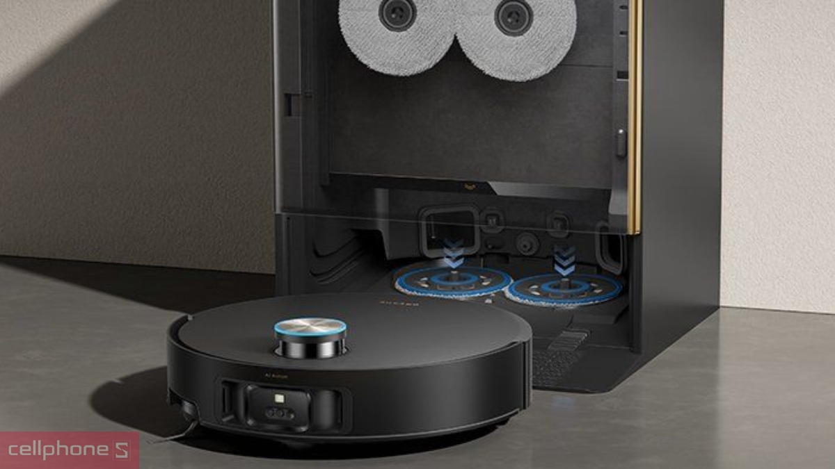 Lau dọn bề mặt lớn liền mạch với pin 6400mAh