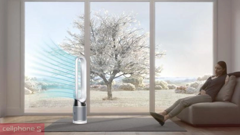 Khả năng kết nối nguồn điện trực tiếp và điều khiển qua app của máy lọc không khí Dyson Pure Cool™ Advanced Technology TP04