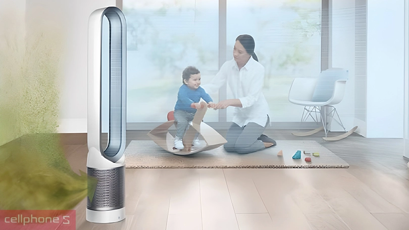 Hiệu quả lọc không khí của máy lọc không khí Dyson Pure Cool Link TP02