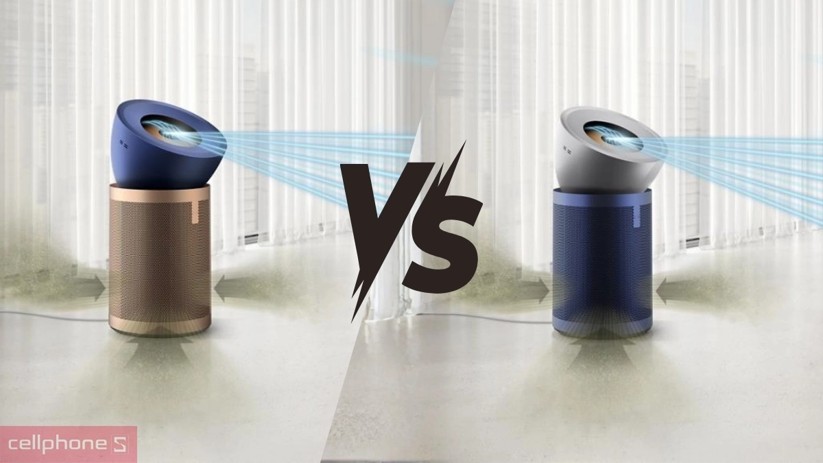 So sánh máy lọc không khí Dyson Purifier Big+Quiet Formaldehyde BP04 với Dyson Purifier Big+Quiet Formaldehyde BP03