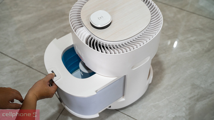 Robot lọc không khí Ecovacs Airbot Andy Pro - Công suất lọc lớn, vận hành êm ái