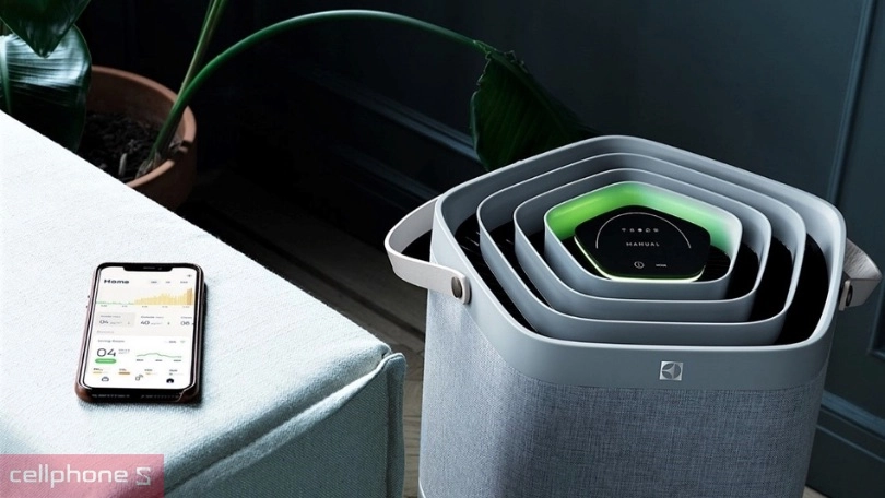 Máy lọc không khí Electrolux Pure A9 - Thiết kế hiện đại, thanh lọc khí diện rộng hiệu quả
