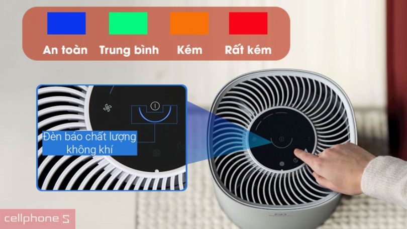 Máy lọc không khí Electrolux FA31-202GY - 4 bước lọc, tích hợp màn hình cảm ứng UI 
