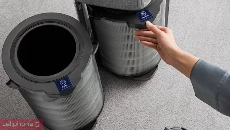 Độ ồn thấp và bộ lọc dễ tháo rời