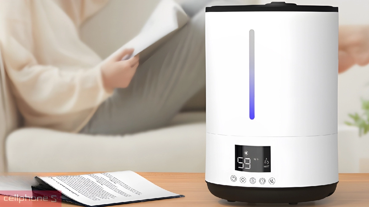 Lưu lượng cấp ẩm, các chế độ hoạt động của máy phun sương tạo ẩm xông tinh dầu Fujihome HM06E