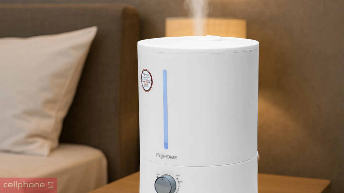 Thiết kế máy phun sương tạo ẩm xông tinh dầu Fujihome