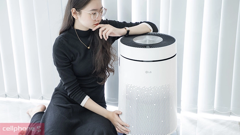 Máy lọc không khí LG Puricare 1 tầng Safe Plus AS65GDWHO