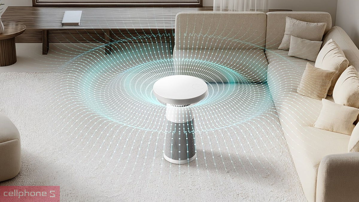 Thời gian sử dụng máy lọc không khí kèm loa LG PuriCare Aero Speaker