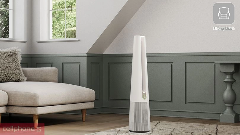 Máy lọc không khí kết hợp quạt LG Puricare Aero Tower Hit BE FS15GPBK0 – Lọc khí hiệu quả