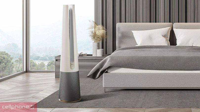 Máy lọc không khí kết hợp quạt LG Puricare Aero Tower Hit BE FS15GPBK0 – Lọc khí hiệu quả