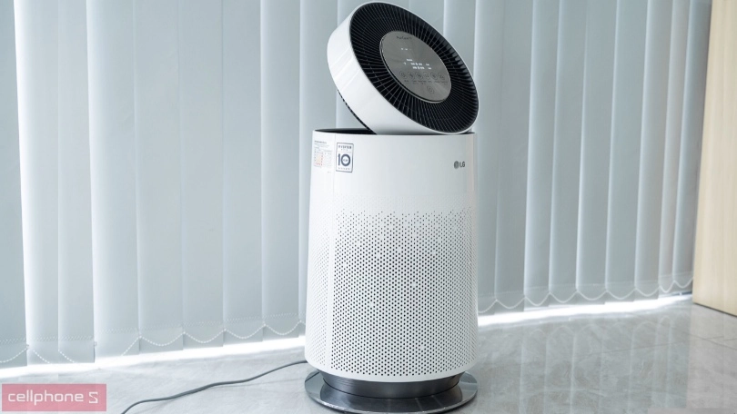 Chọn máy lọc khí LG dựa vào diện tích phòng