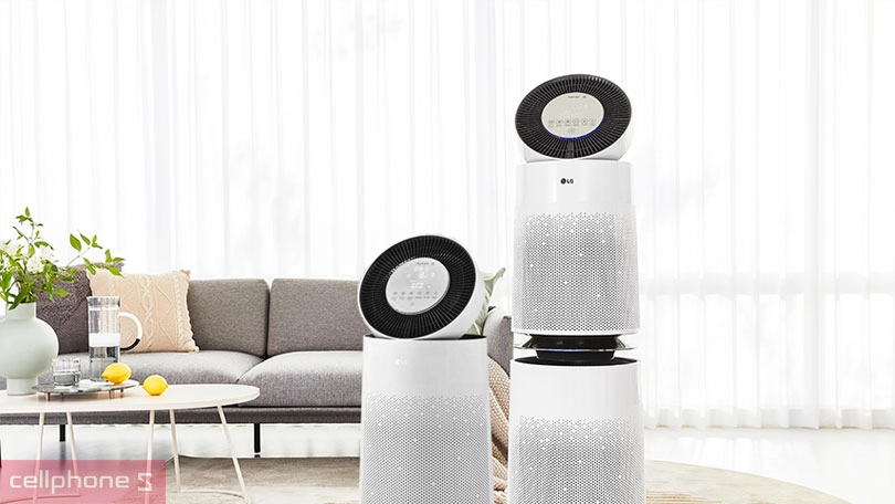 Chi tiết tính năng máy lọc không khí LG Puricare 360°