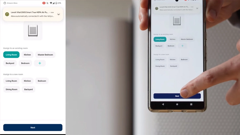 Hướng dẫn kết nối máy lọc không khí chống dị ứng thú cưng Levoit Vital 200S với smartphone