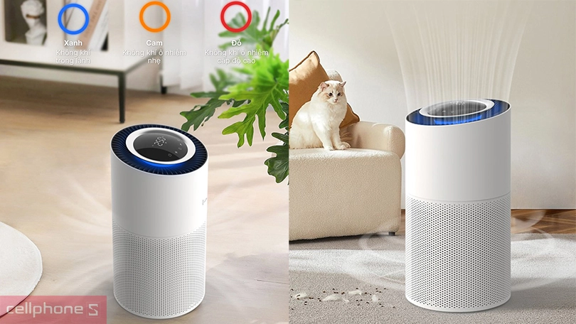 Cảm biến bụi mịn PM 2.5 hỗ trợ theo dõi, kiểm soát dễ dàng